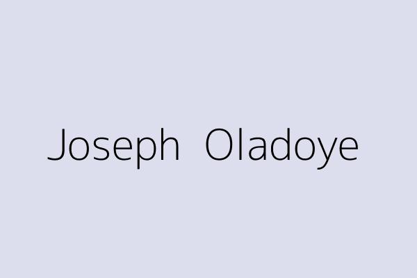 Joseph  Oladoye